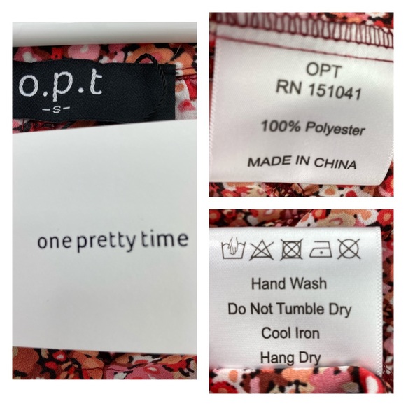 ANTHROPOLOGIE O.P.T Floral Peasant Maxi Dress NWT - Picture 11 of 12